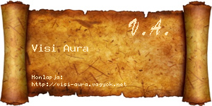 Visi Aura névjegykártya